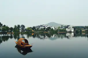 A waterway in nanjing china.